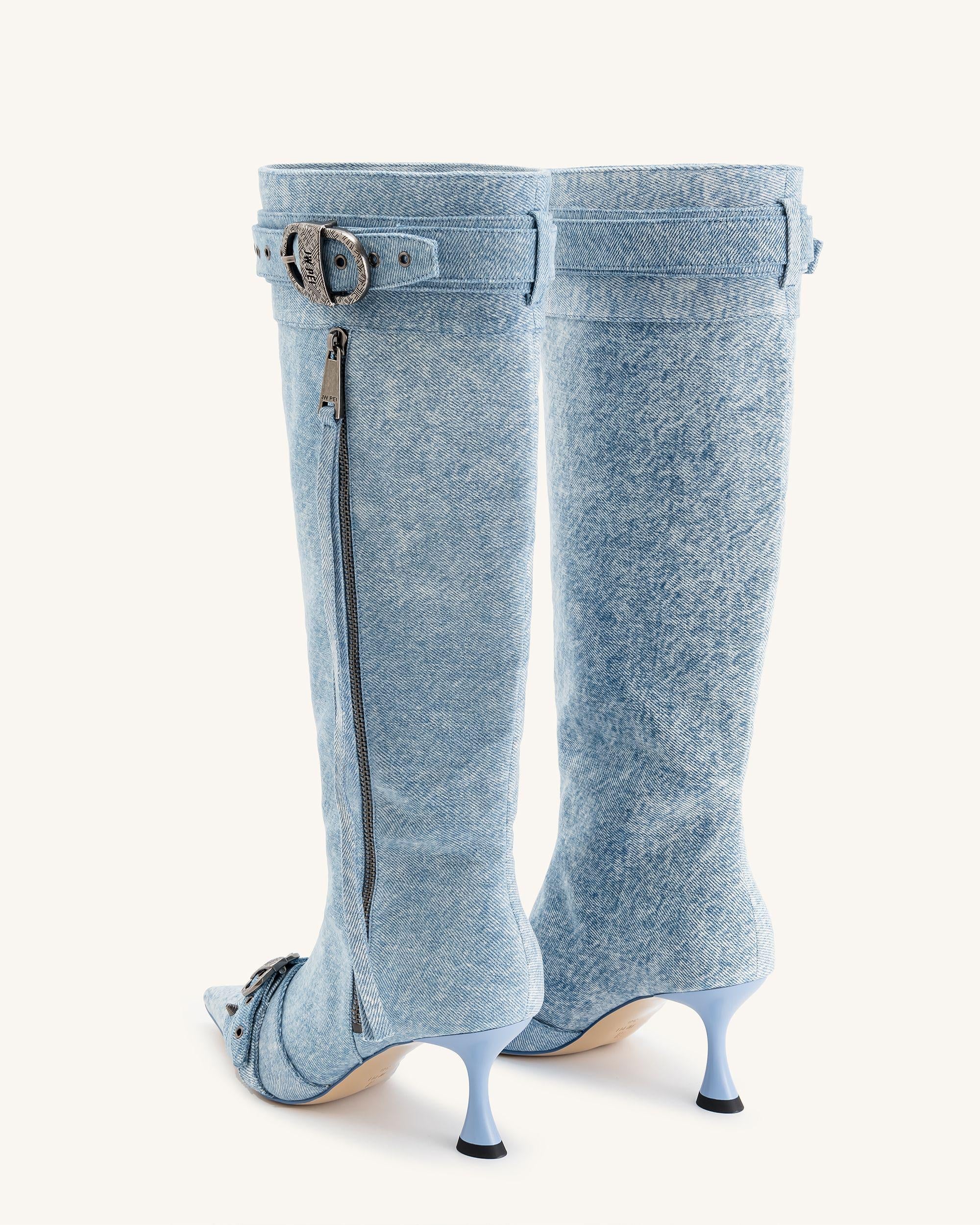 Nico Denim Boot - Blue - Image 4