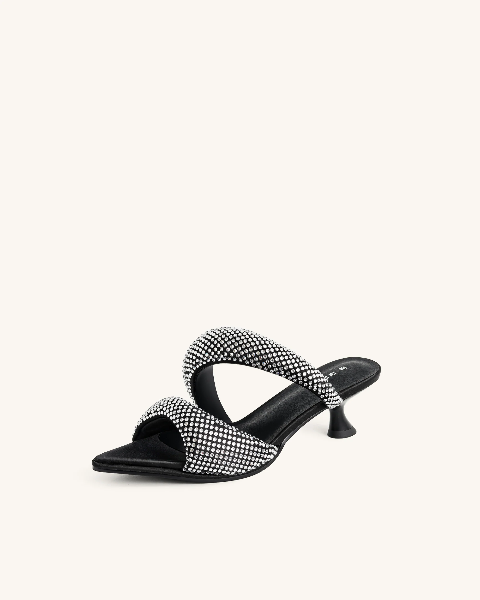 Sara Mule Artificial Crystal - Black - Image 7