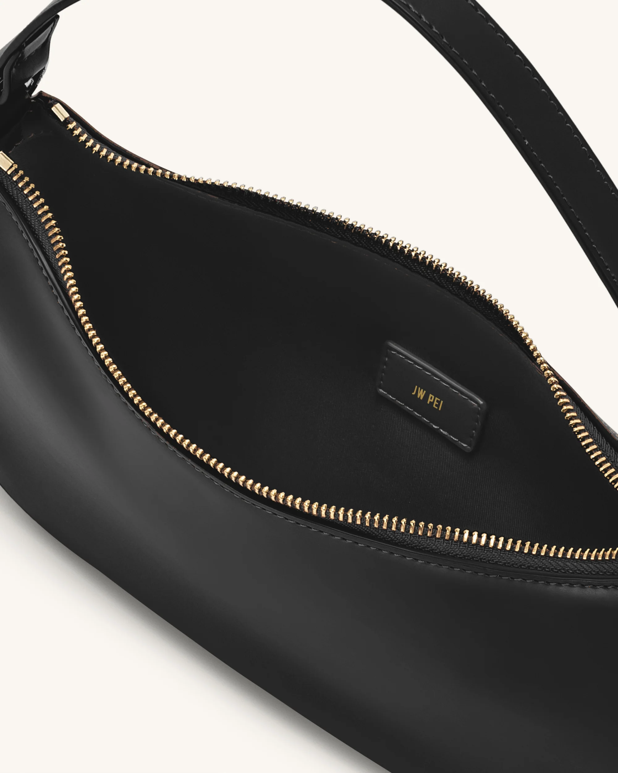 Lily Shoulder Bag - Black - Image 5